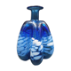 Blue glass vase and touches of white