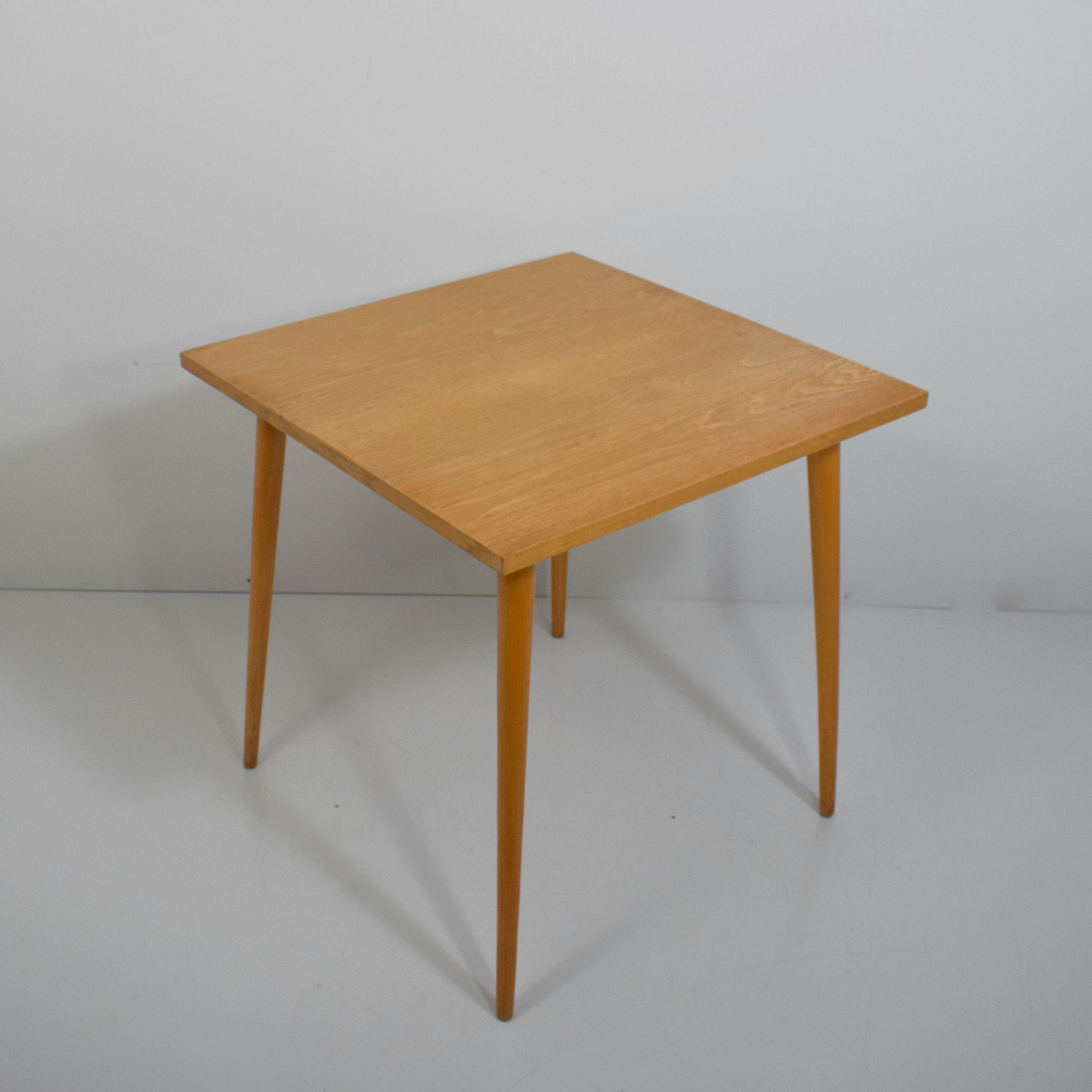 Square wooden table by Otto Bretschneider K.G.,1950