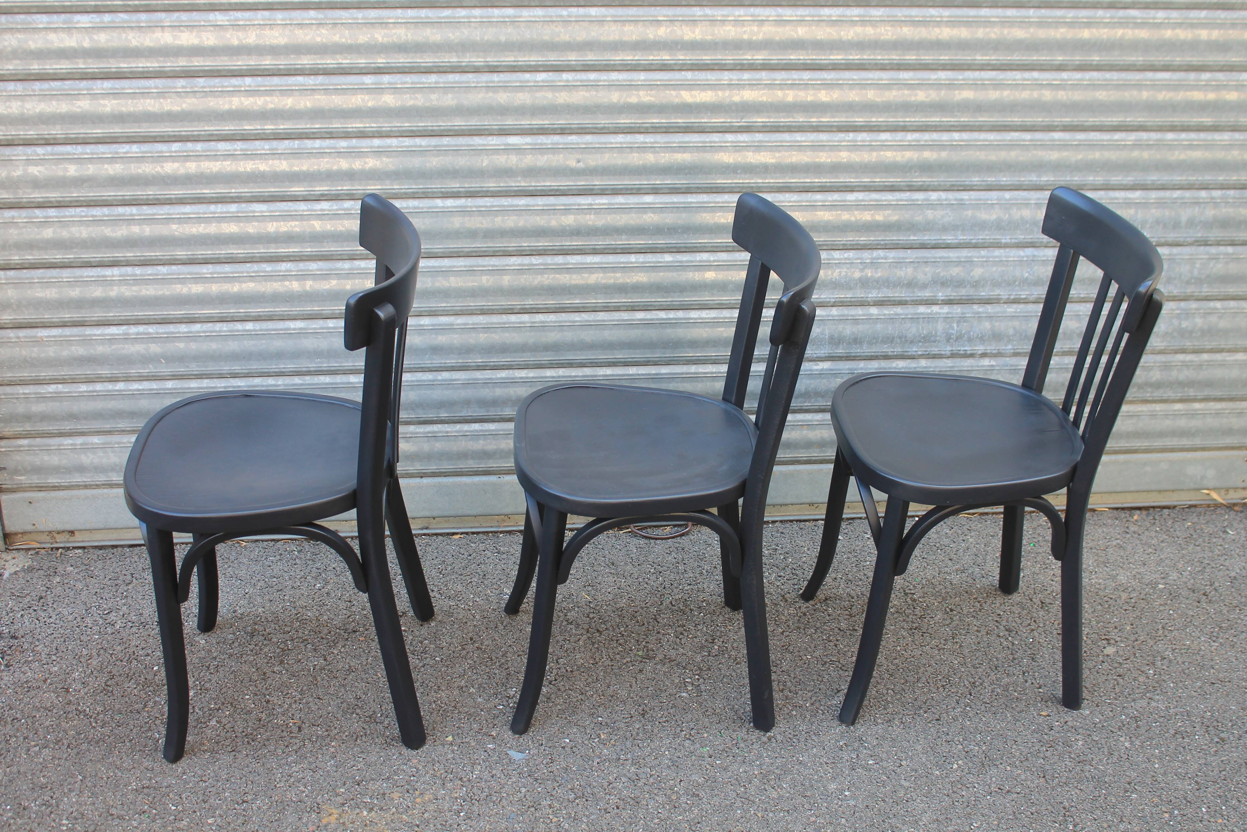 Set of 6 Baumann bistro chairs