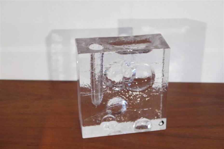 Glass soliflore by Uno Westerberg 1970