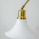Vintage C-shaped lamp