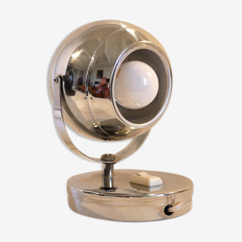 Chrome eyeball lamp