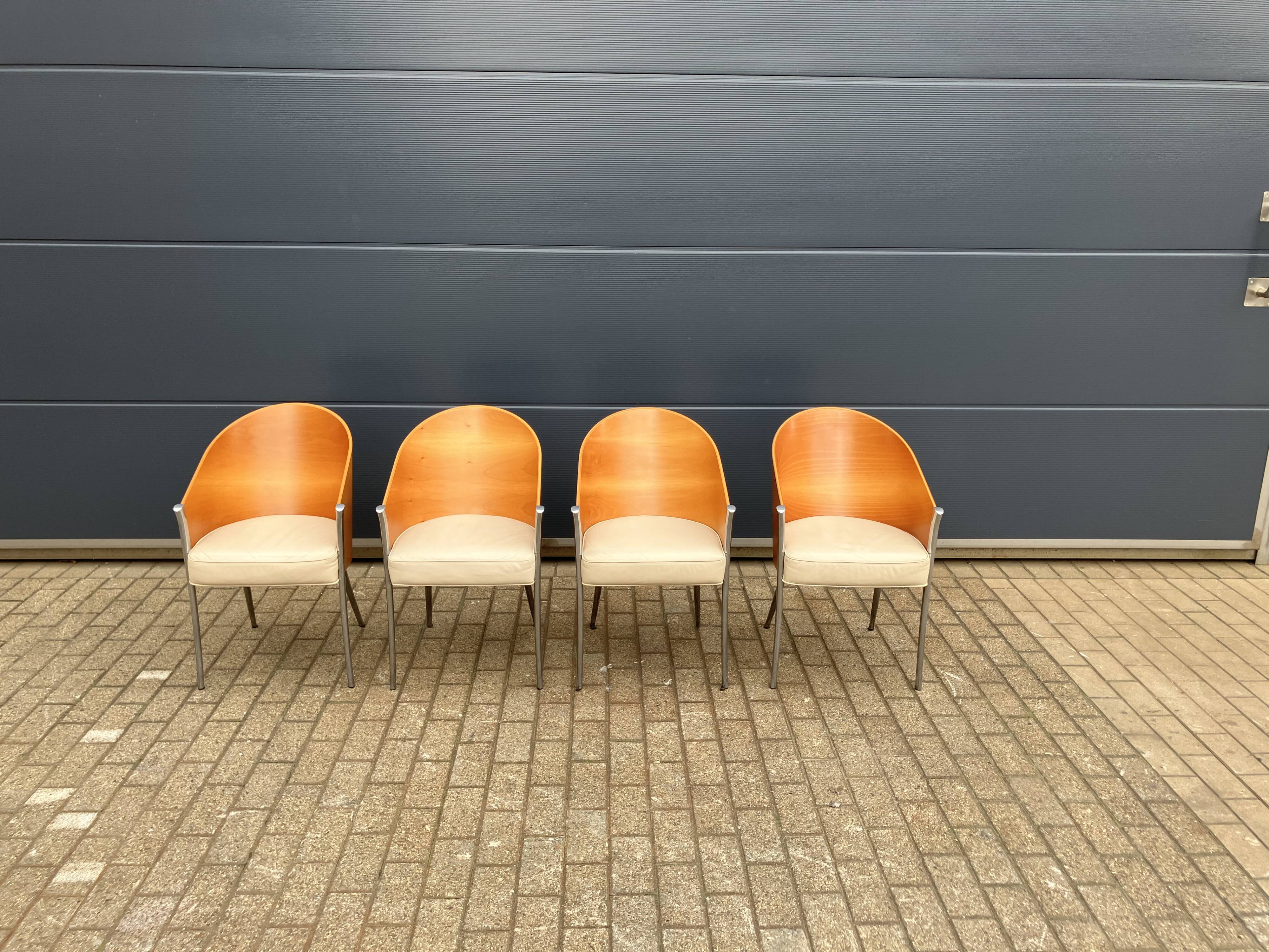 4x King Costes dining chairs, Philippe Starck, Aleph Driade