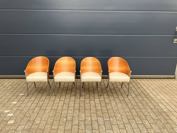 4x King Costes dining chairs, Philippe Starck, Aleph Driade