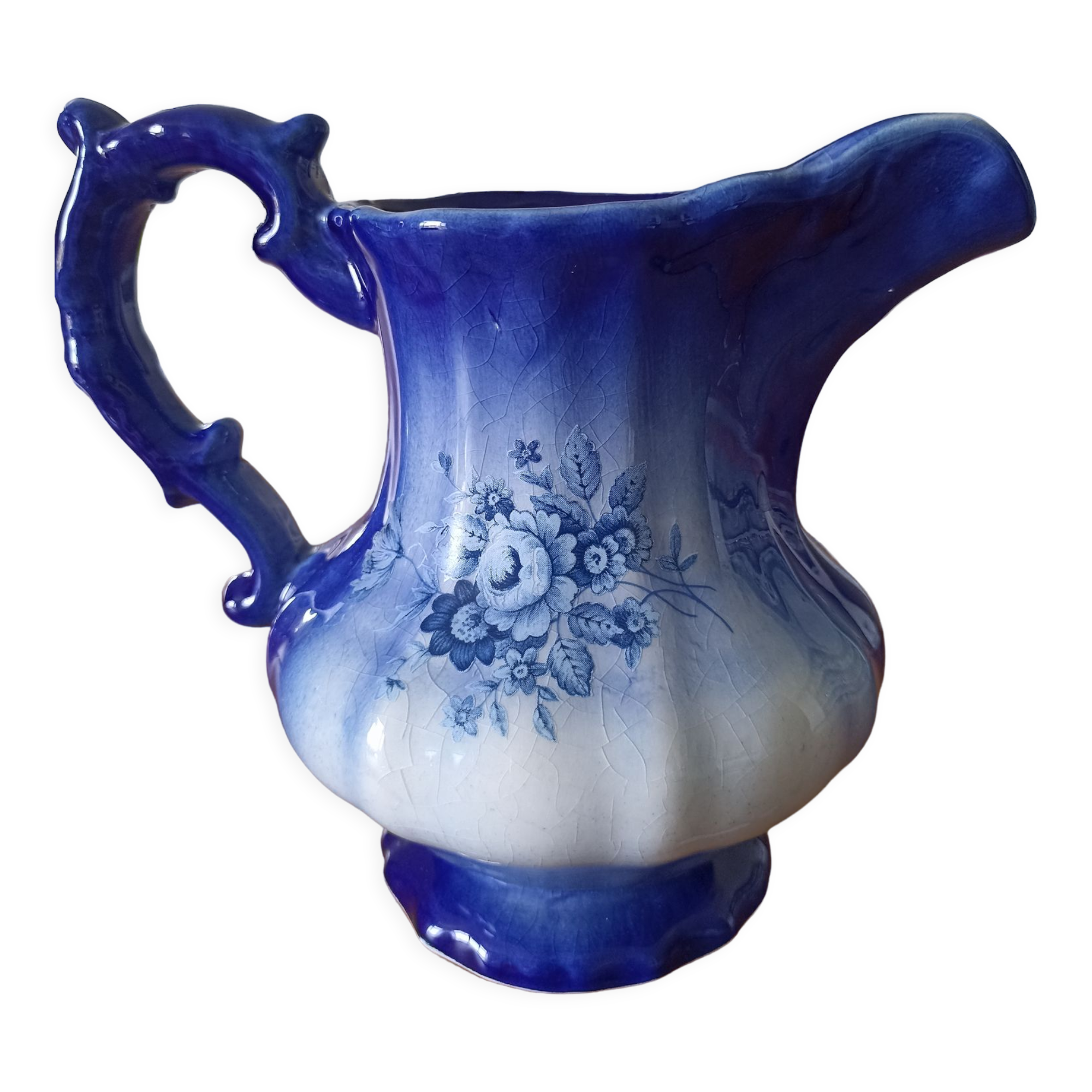 Pottery pitcher Mayfayre Staffordshire England