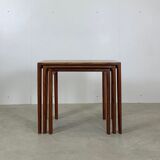 Pull out table in palisander for Wilhelm Renz, 1960s