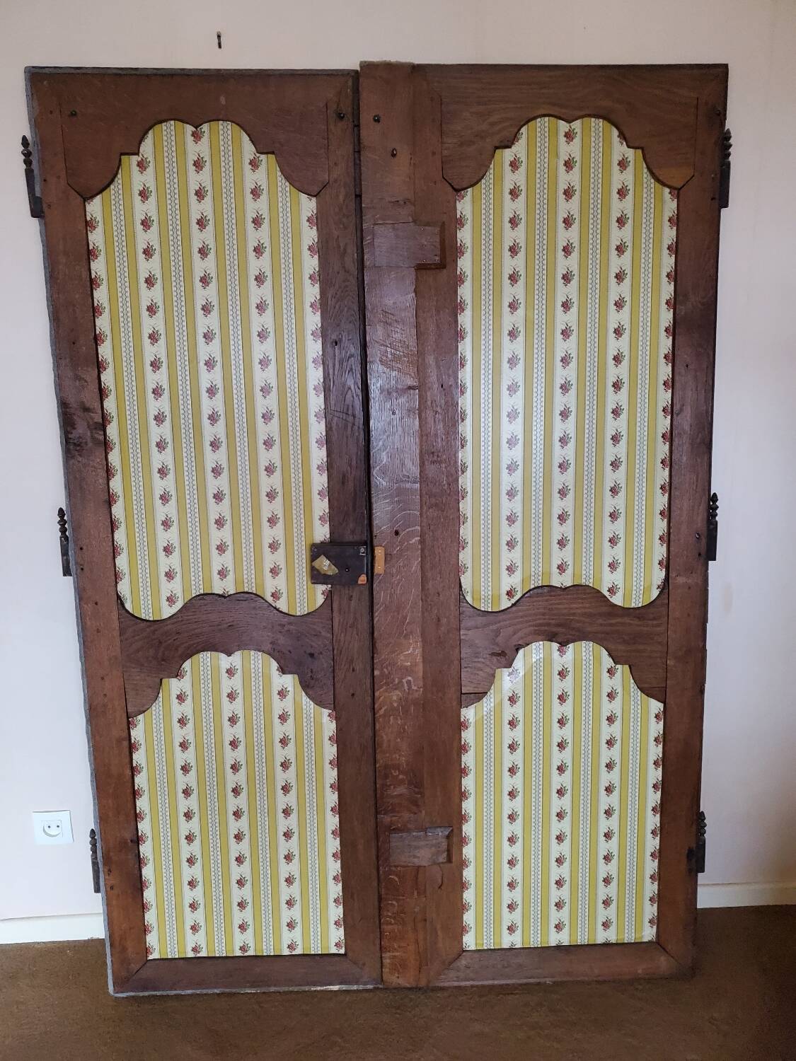 Pair of 19th century oak doors