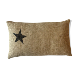 Star pattern cushions canvas coffee bag