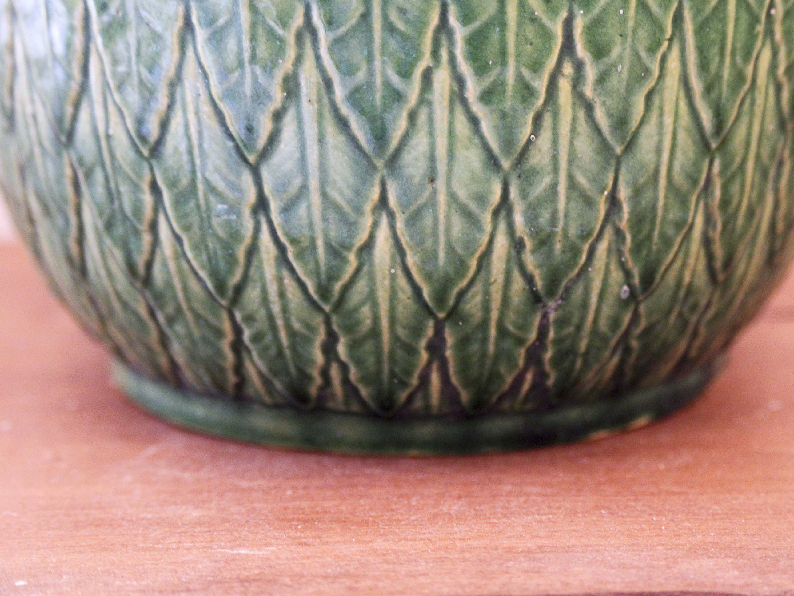 Ceramic pot cover Leon Lehmann et Fils