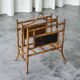 Anglo-Japanese bamboo imitation magazine rack, tortoiseshell, 19th century.