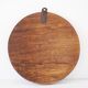 Decorative mirror in wood and gold metal