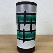 Vintage 1960s roll vase