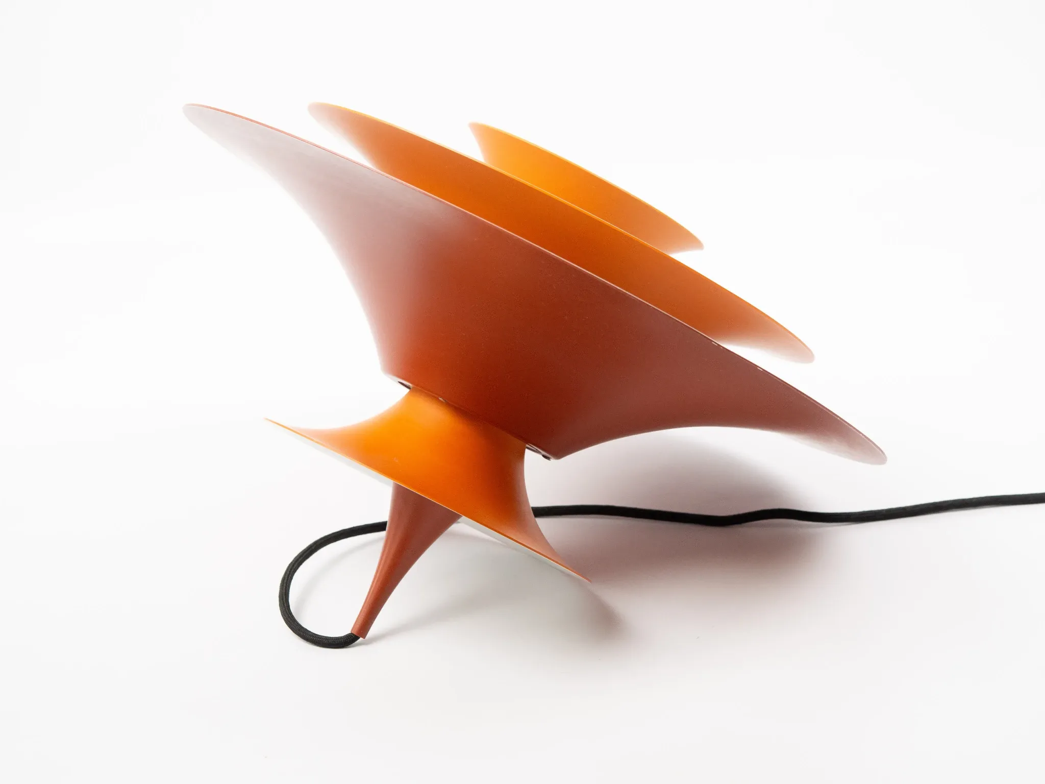 Danish vintage Radius pendant lamp by Erik Balslev, Fog og Morup, 1977