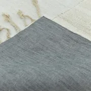 Off White & Cream Mid Century Modern Kilim Rug, Bohemian Living Room Carpet