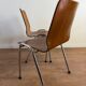Vintage Pagholz stacking chairs in wood and metal