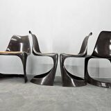 Set of four dining chairs Steens Østergaard A-Line 290, Cado, Denmark, 1960s