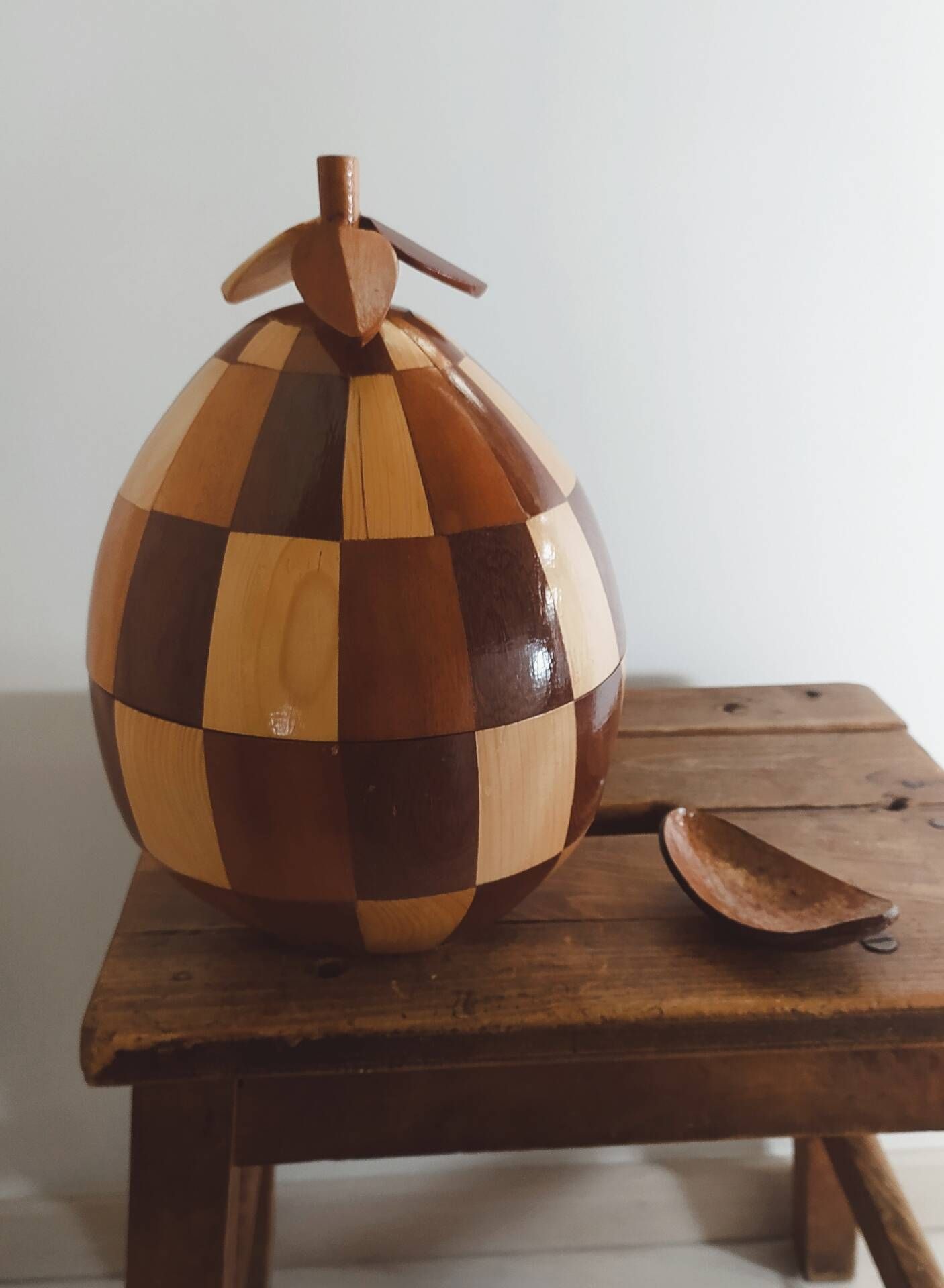 Seau à glaçons noix de coco • Mid-Century