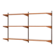Kai Kristiansen teak shelving unit, FM Møbler, 1960s