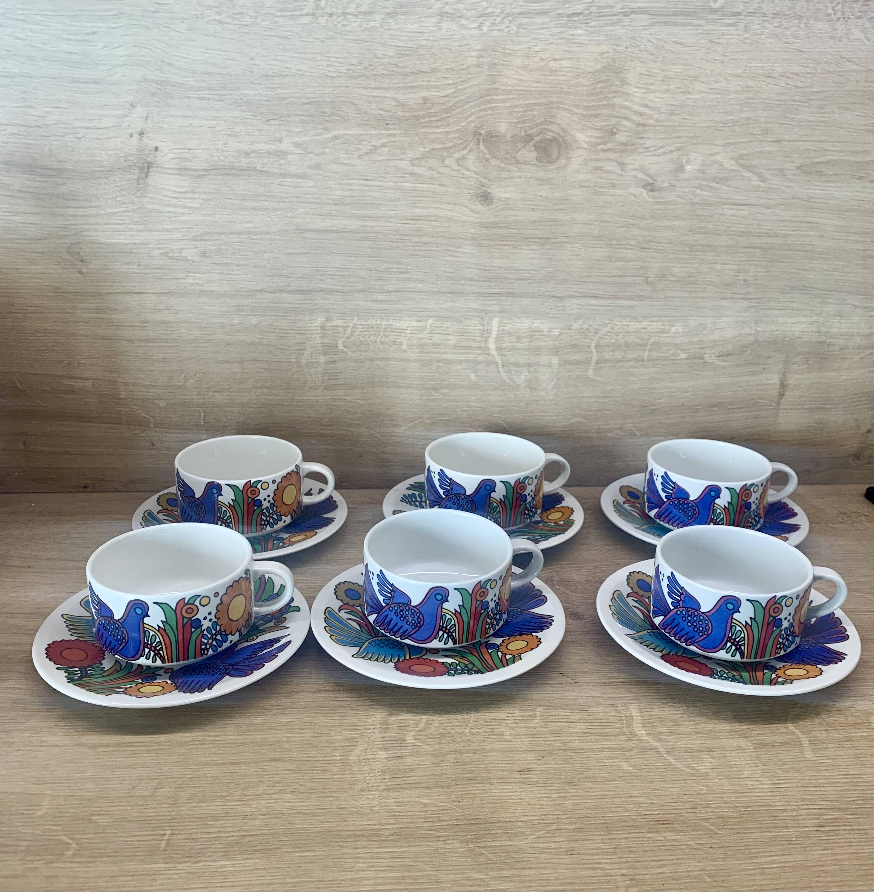Service à café Acapulco, Villeroy & Bosch, années 1970