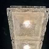 Mazzega frost glass foot lamp