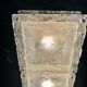 Mazzega frost glass foot lamp