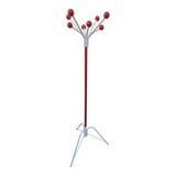 Vintage 1970s parrot coat rack with balls