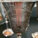 Silver metal glasses