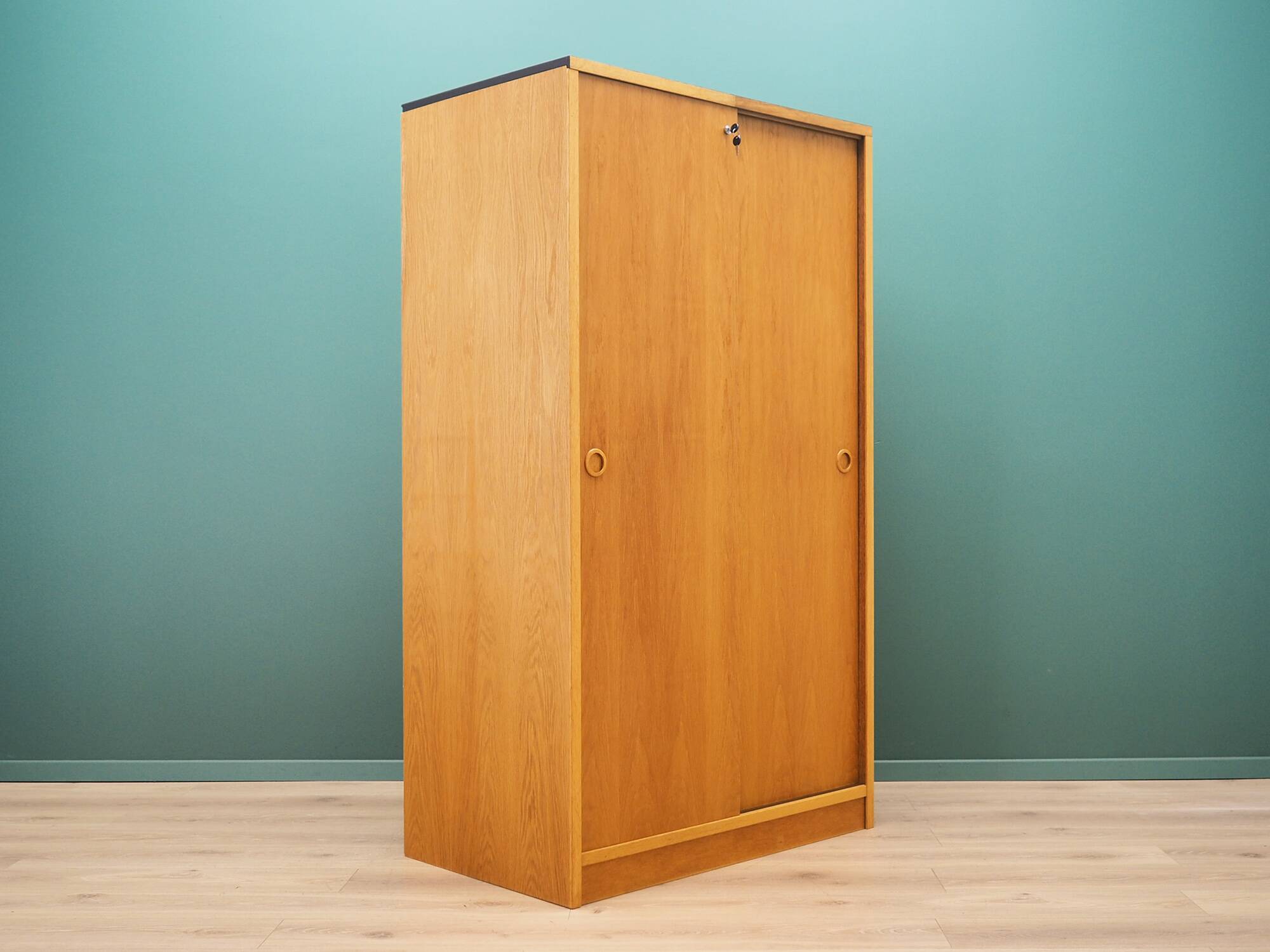 Ash wardrobe, Danish design, 1960s, manufacturer: Tage Mogensen