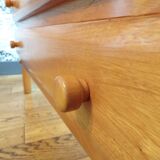 Elm chest of drawers 1970-80 3 drawers