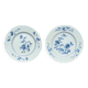 Two 18th century porcelain plates from the East India Company