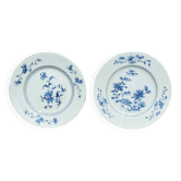 Two 18th century porcelain plates from the East India Company
