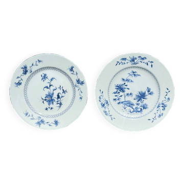 Two 18th century porcelain plates from the East India Company