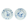 Two 18th century porcelain plates from the East India Company