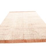 8x11 Terracotta & Beige Vintage Kilim Rug, 260x350Cm