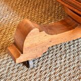 Late 19th century walnut revolving bookcase