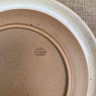 Dessert plates in Grès du Marais