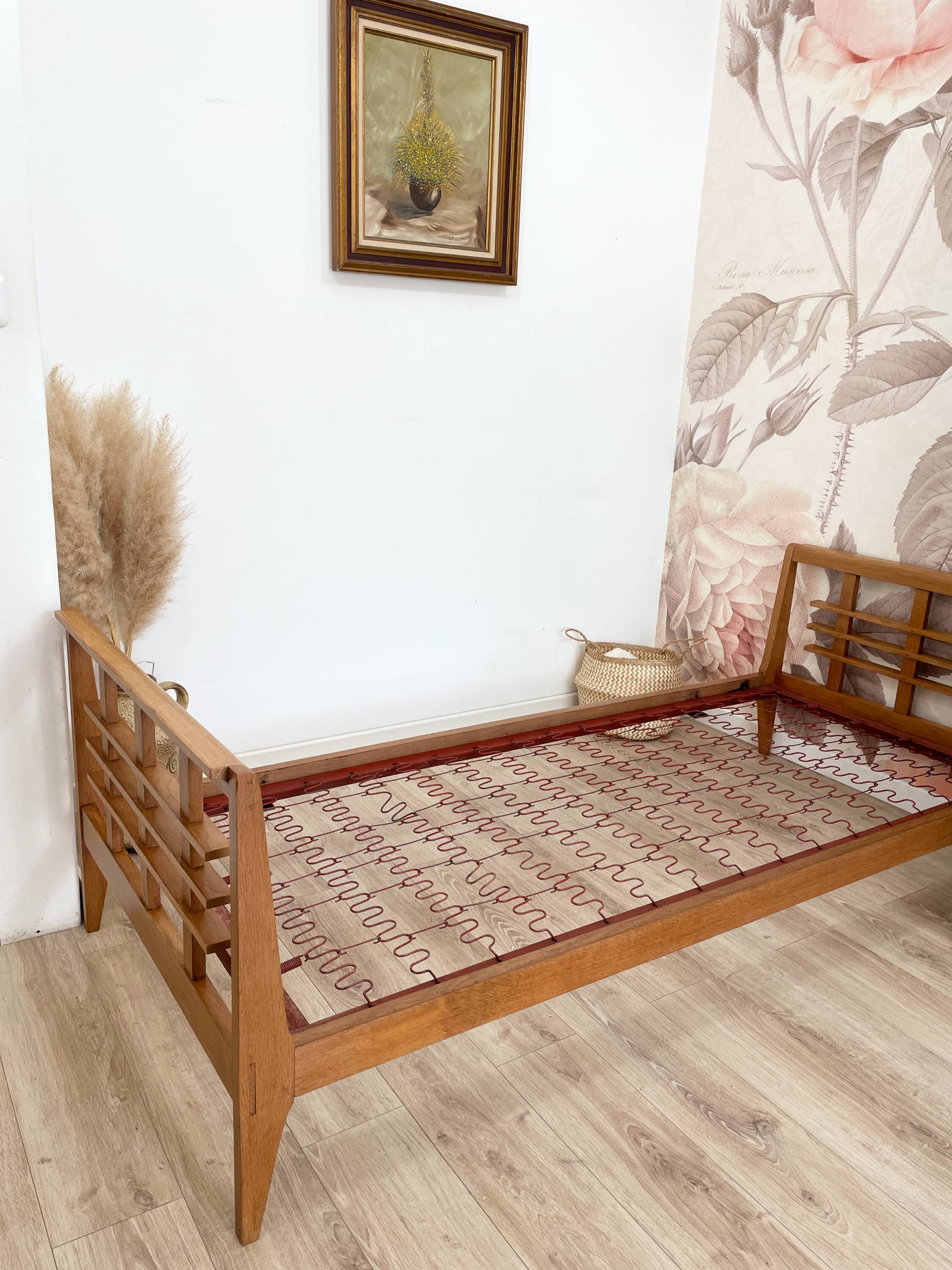 Lit / Daybed des années 1950, René Gabriel