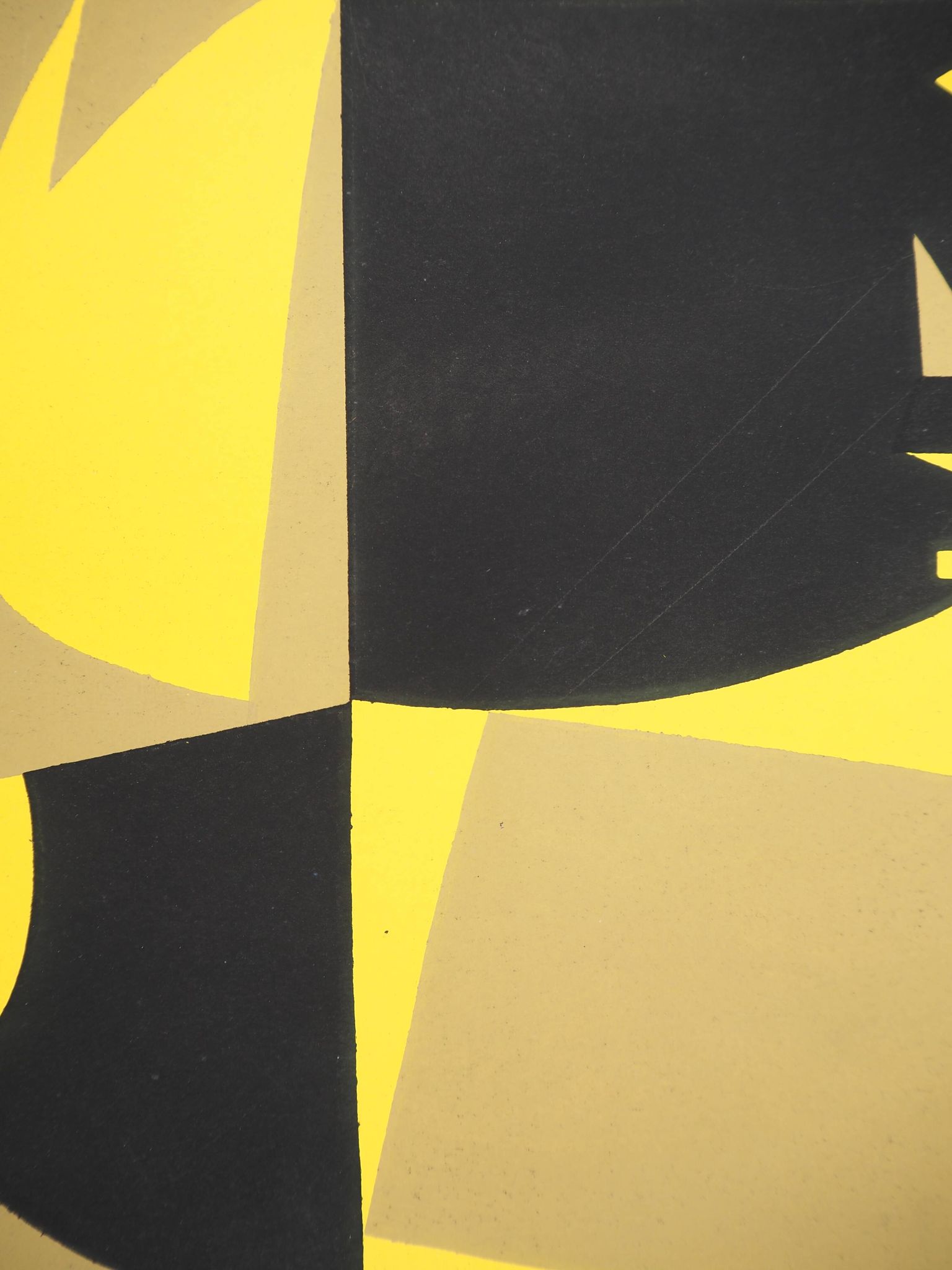 Victor Vasarely : Équilibre abstrait, Lithographie et pochoir