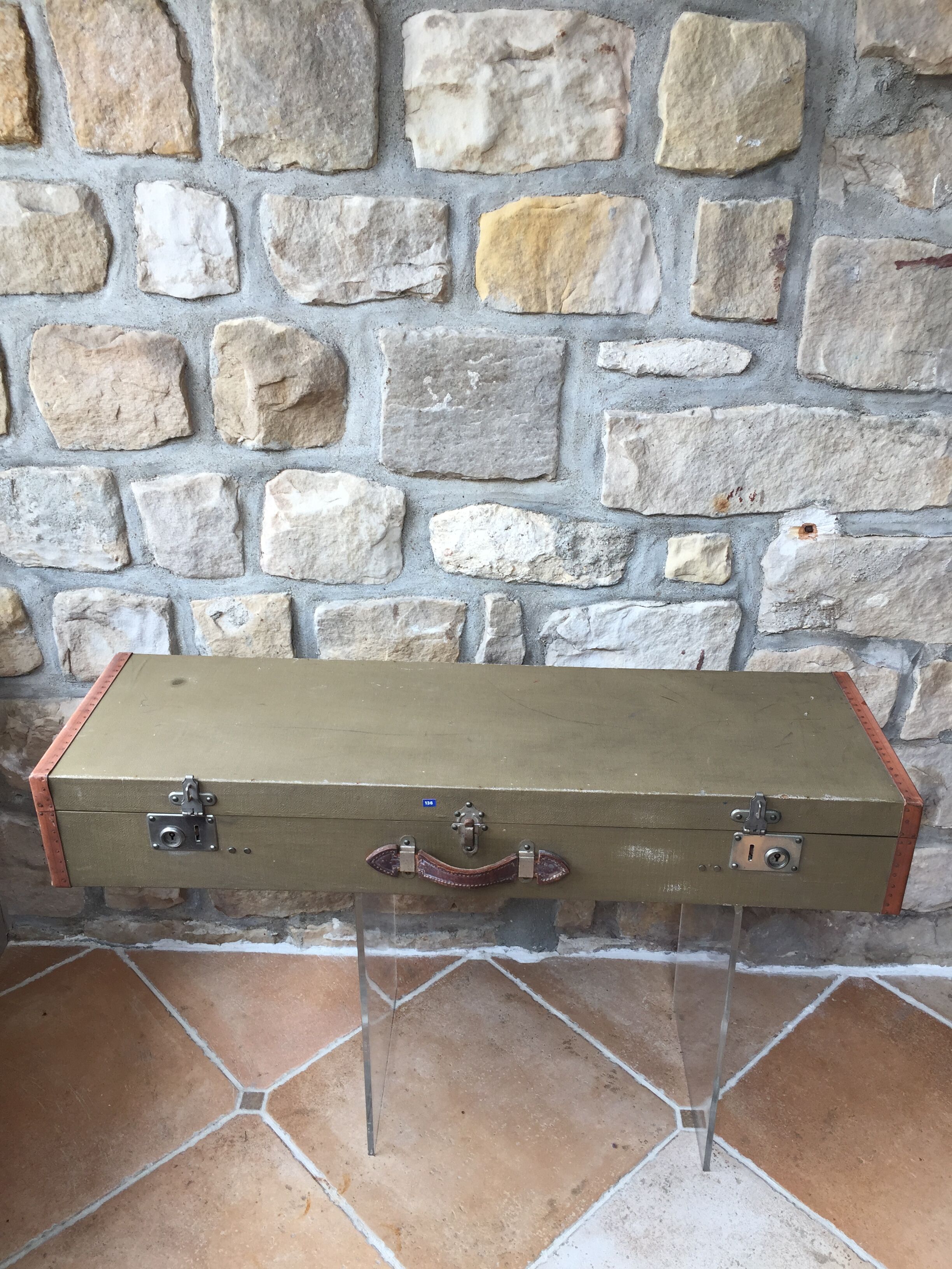 Old vintage suitcase