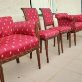 Ensemble fauteuils chaises début XXe