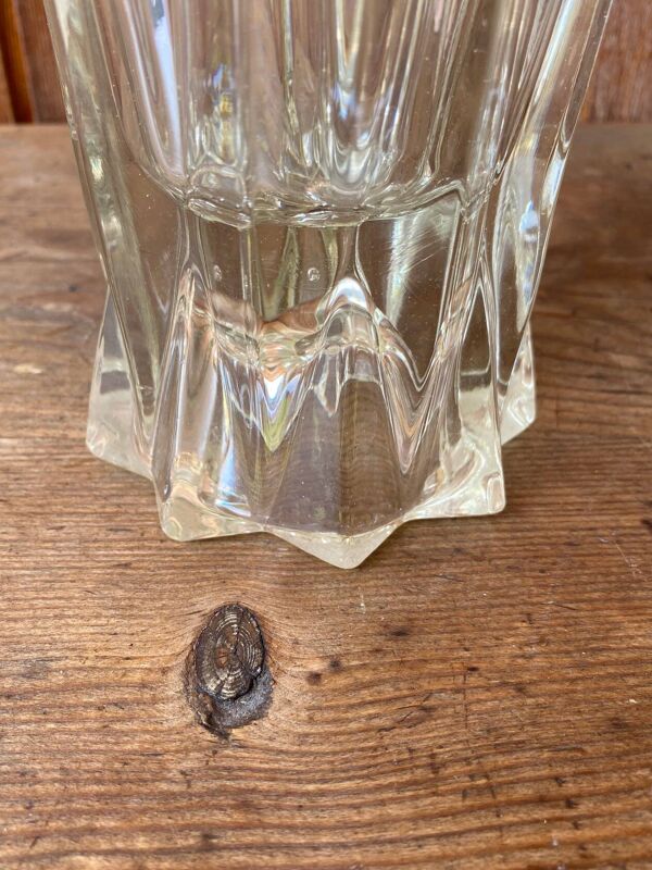 Lot de 2 vases en verre années 50