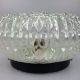 60s 70s lamp luminaire plafoniere flush mount glass space age design