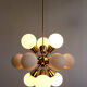 Czechoslovak sputnik chandelier by Kamenický Šenov, 1960s