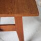 Table René Gabriel, table bois vintage, table à manger, table salon, table de repas, cuisine, 40's