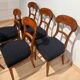 Biedermeier Shovel Chairs in Walnut, Roots Veneer, South Germany, 1845, Set of 6