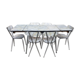 Formica table and 6 chairs