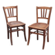 Pair of bistro chairs from 1900