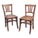 Pair of bistro chairs from 1900
