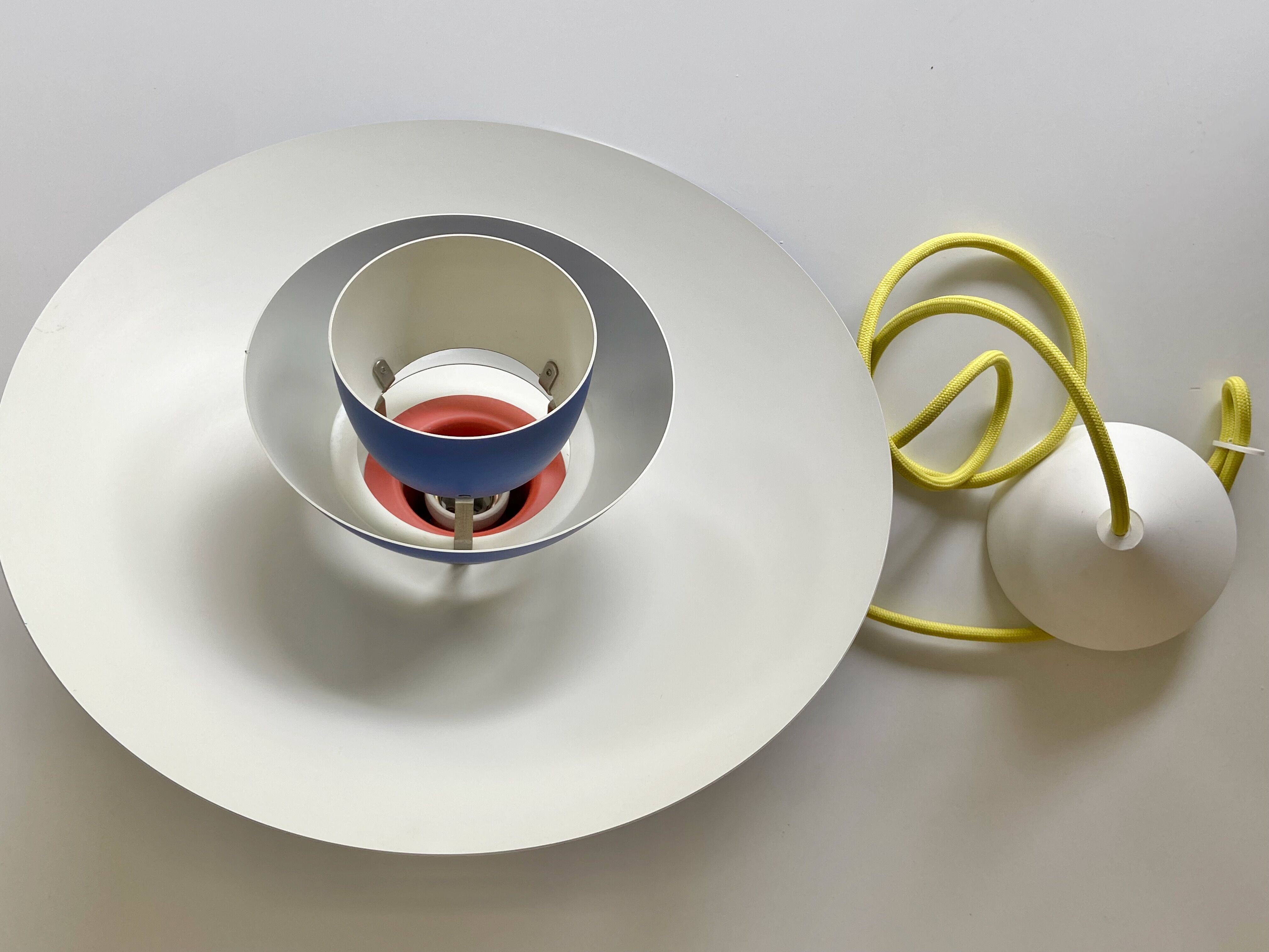 Ph 4/3 blue pendant lamp by Poul Henningsen for Louis Poulsen, Denmark