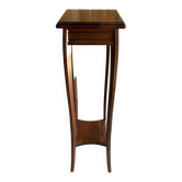 Wooden pedestal table